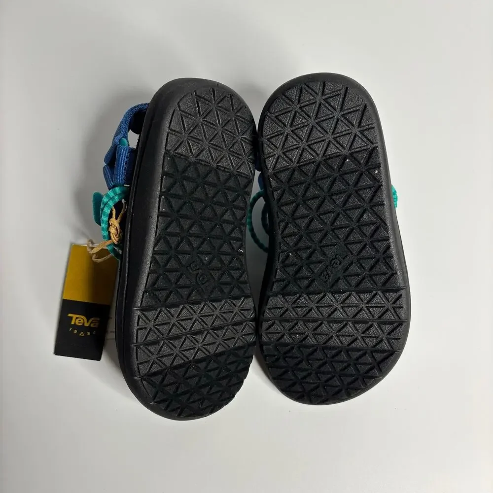 Teva Girls Voya Infinity Sandal in Waterfall/Dark Blue
